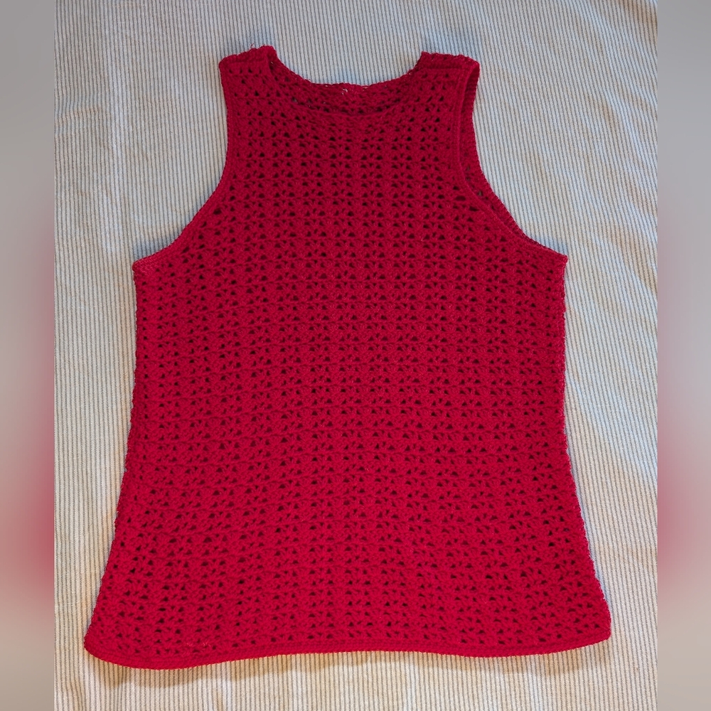 Handmade Crochet Shell Top - Picture 2 of 4